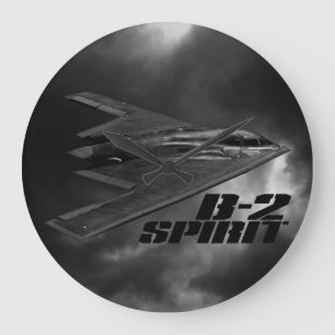 B-2 Spirit Round (Large) Wall Clock