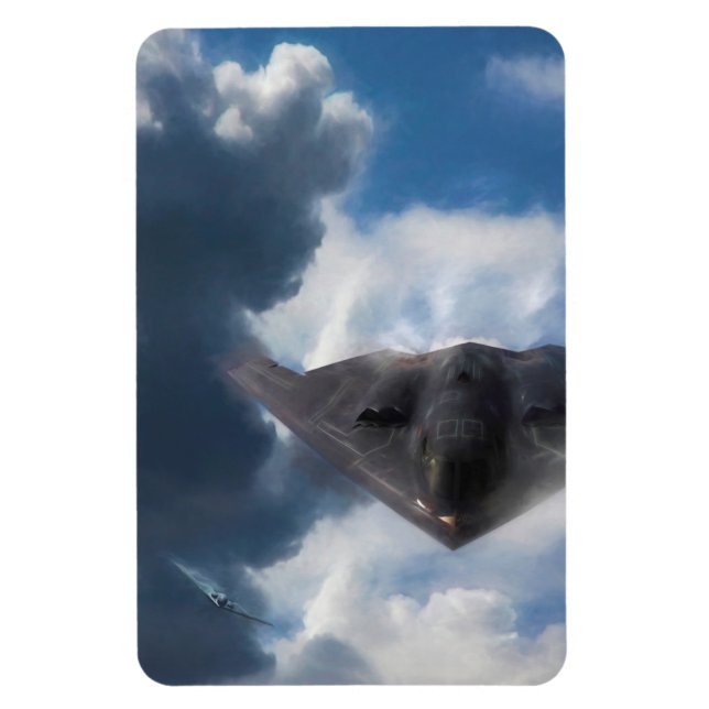 B-2 Spirit Stealth Bomber GHOST MAKER Magnet (Vertical)