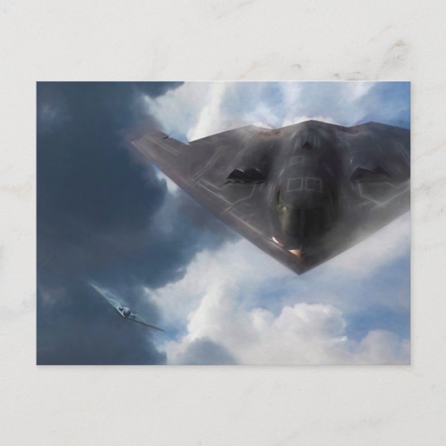 B-2 Spirit Stealth Bomber GHOST MAKER Postcard (Front)