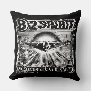 B-2 Spirit Throw Pillow Throw Pillow