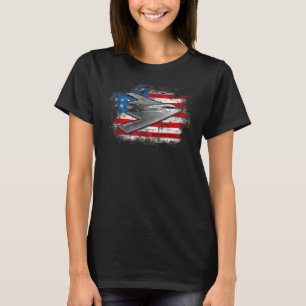 B 2 Stealth Spirit Bomber American Strategic Aircr T-Shirt