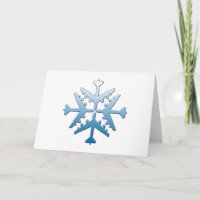 B-52 Aircraft Snowflake