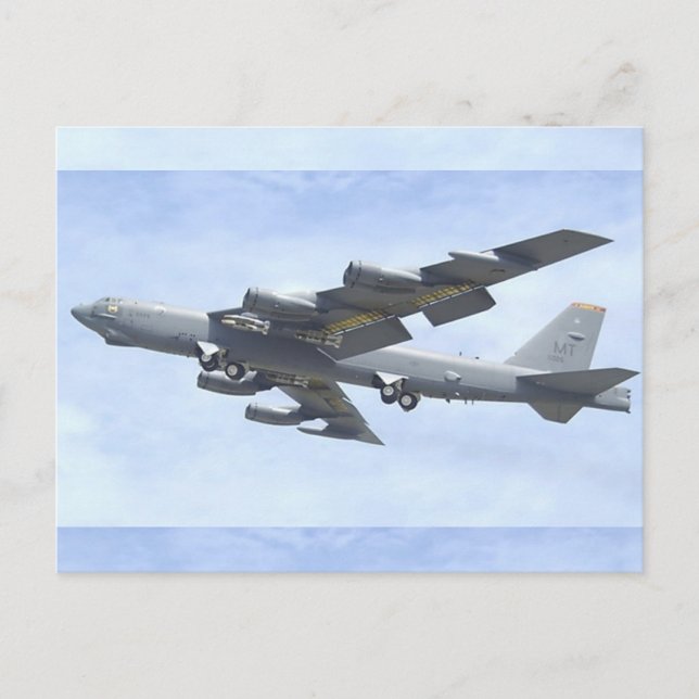 B-52 BOMBER POSTCARD (Front)