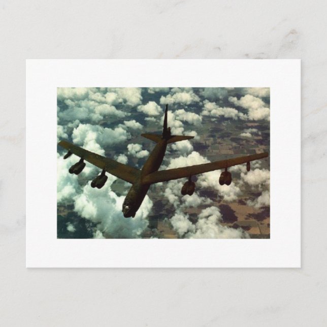 B-52 Bomber Postcard (Front)