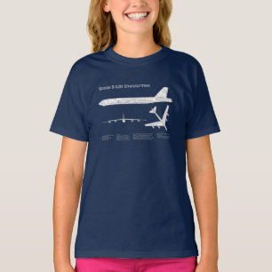 B-52 Stratofortress - Airplane Blueprint Plans ABD T-Shirt