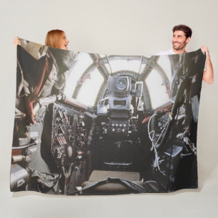 B-52 TAIL GUNNER FLEECE BLANKET