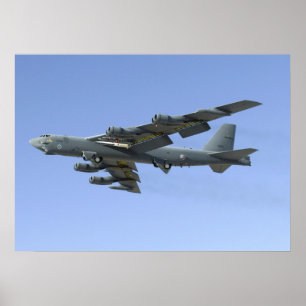 B-52H Stratofortress Carries the X-51A WaveRider Poster
