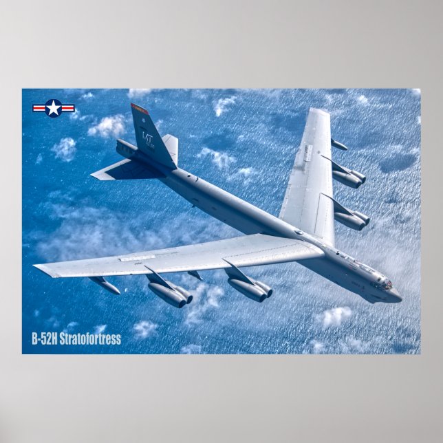B-52H STRATOFORTRESS POSTER (Front)