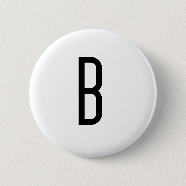 B 6 CM ROUND BADGE (Front)