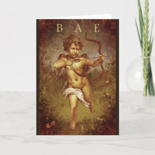 B A E Cupid Valentines card