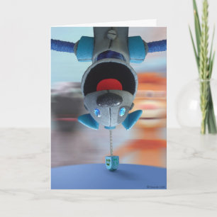 B.A.R.K. dreidel card