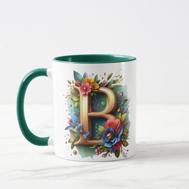 B Alphabet Design Cup (Left)