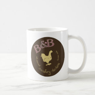 B and B Country Chicken Mug