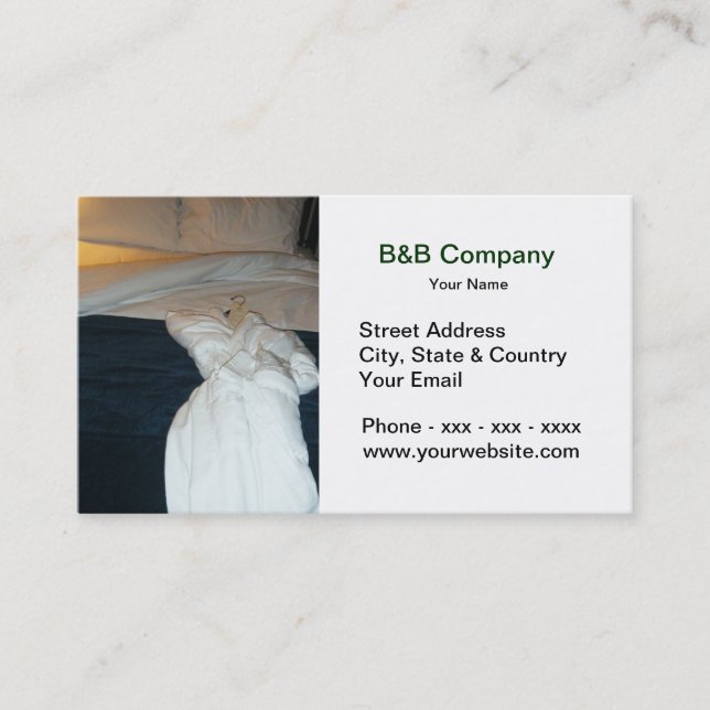 b & b Business Card (Front)
