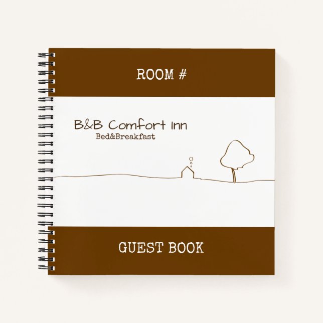 B&B Comfort Inn Guest Book (Front)