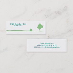 B&B Comfort Inn  Mini Business Card