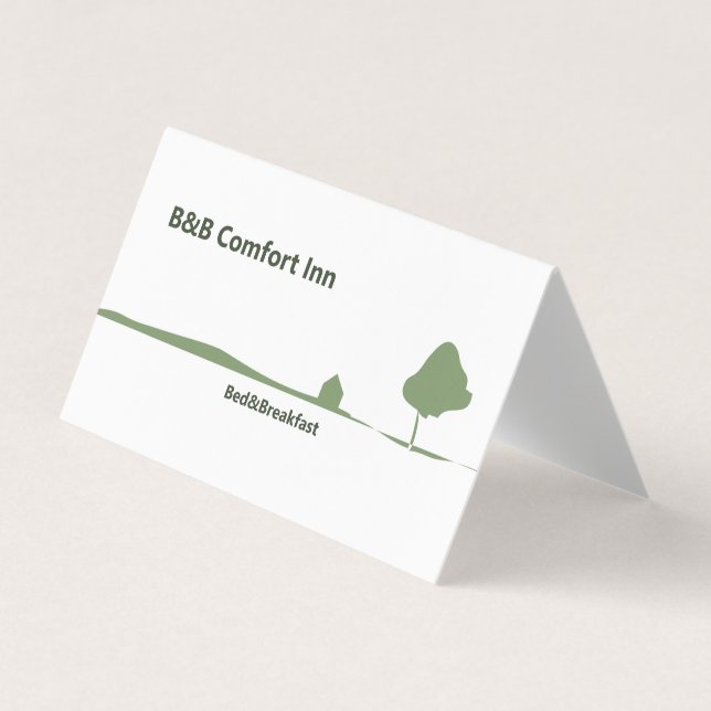 B$B Comfort InnMini Business Card (Front)