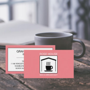 B&B Logo, Bed & Breakfast Accommodation Business Card