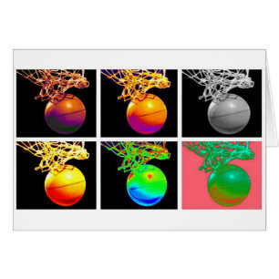 B-Ball Basketball Hoops Pop Art