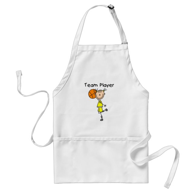 B-Ball Team Player Standard Apron (Front)