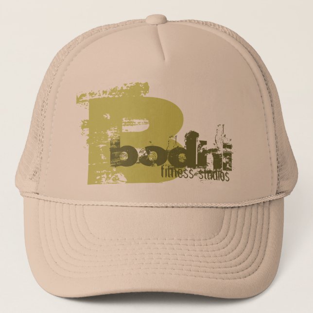 B, bodhi, fitness studios trucker hat (Front)
