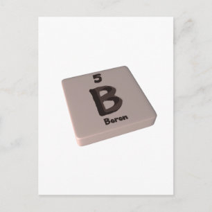 B Boron Postcard