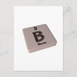 B Boron Postcard