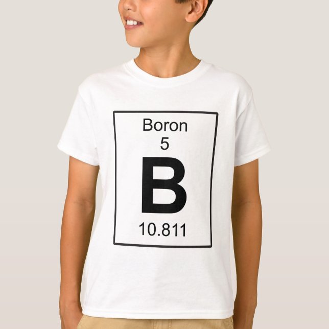 B - Boron T-Shirt (Front)