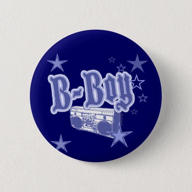 B-Boy Button (Front)