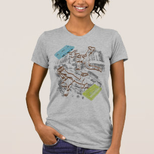 B-boy Cassette Battle (grey) T-Shirt