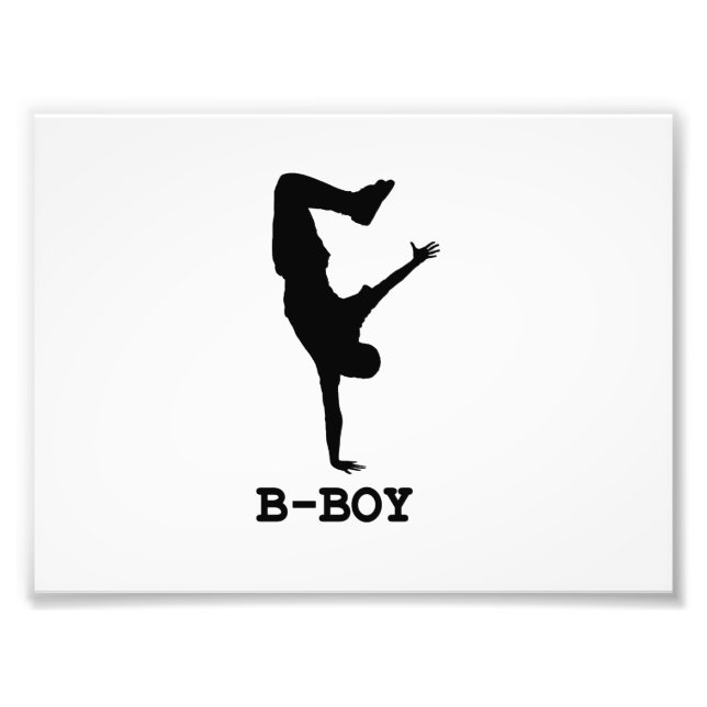 B Boy Photo Print (Front)