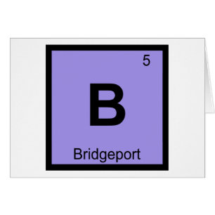 B - Bridgeport Connecticut Chemistry Symbol