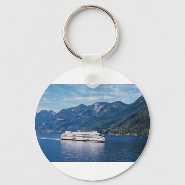 B.C. ferry from Vancouver to Nanaimo on Vancouver Key Ring (Front)