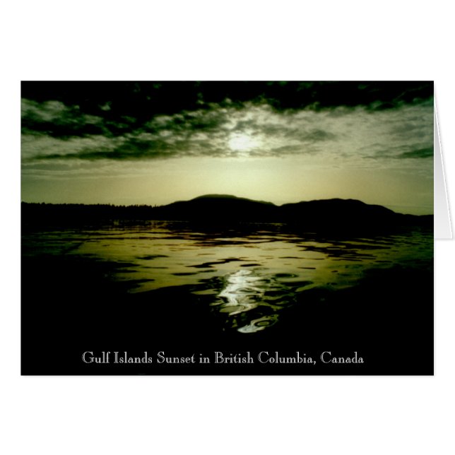 B.C. Islands Sunset (Front Horizontal)