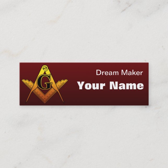 b-card04s mini business card (Front)