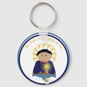 B. Carlo Acutis Medal Key Ring