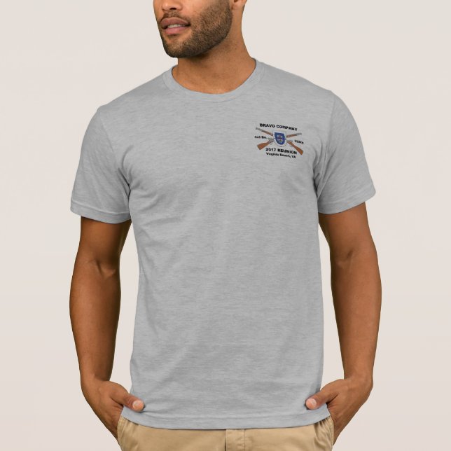 B Co 3/325 2017 Reunion T shirt (Front)