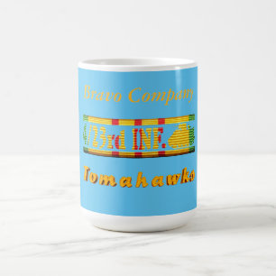 B Co. 4/23rd Inf. VSR Tomahawks Insignia Mug