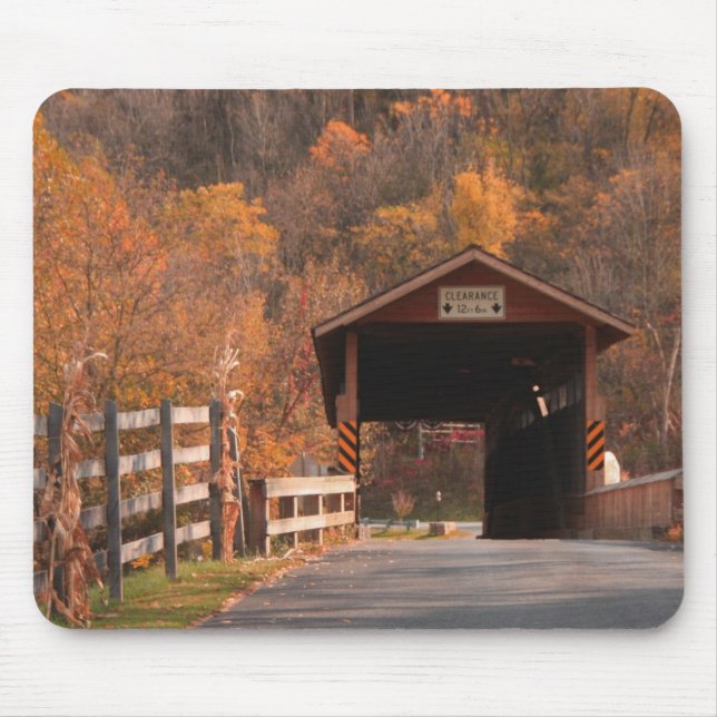 B\Covered bridge, Bedford, Pa. Mouse Pad (Front)
