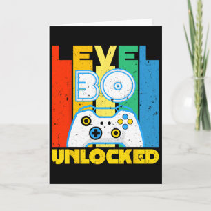 B-day Video Player Level 30 Unlocked Retro Gamer  Card