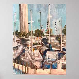 B Dock, Put in Bay Poster