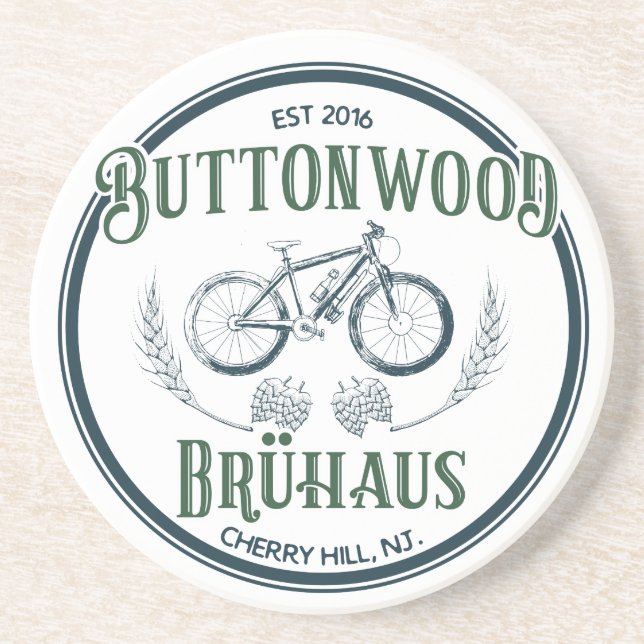 B-Dub Sandstone Coaster (Front)