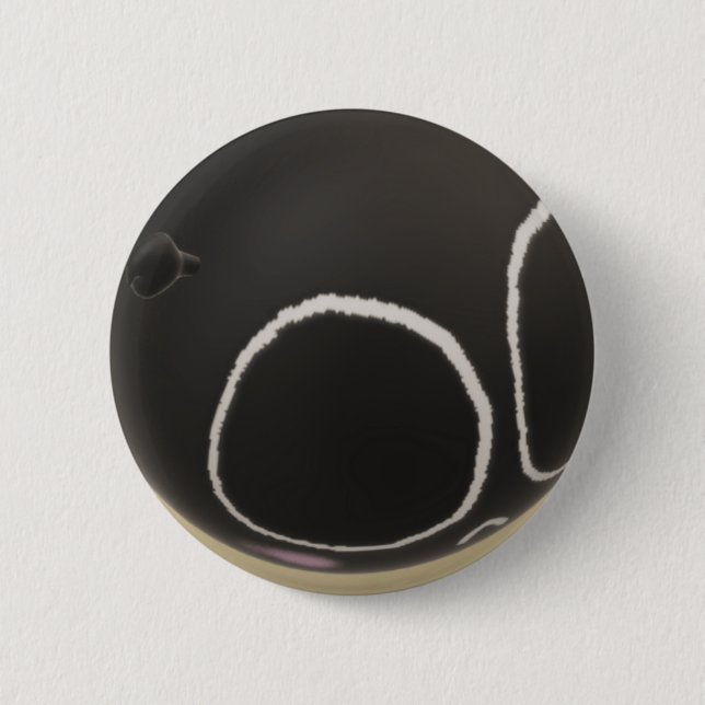 B e e - 6 cm round badge (Front)