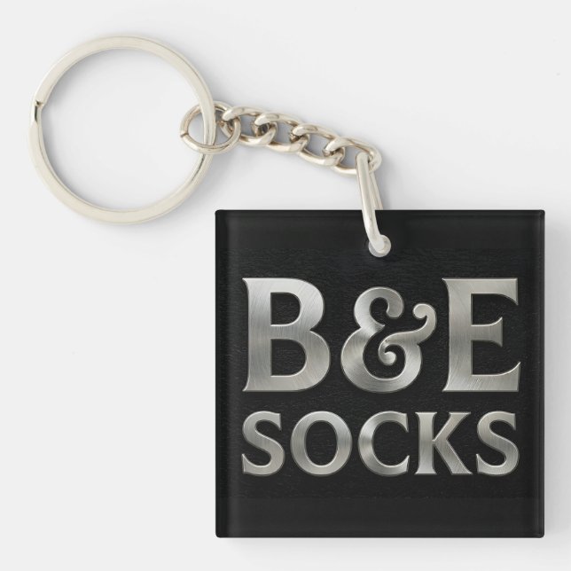B&E Socks 0047920 Key Ring (Front)