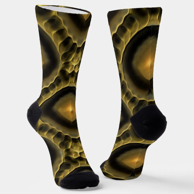 B&E Socks Bold and Elaborate Design 001867 (Angled)