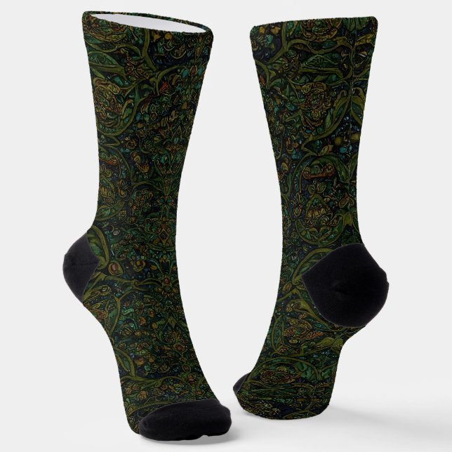 B&E Socks Bold and Elaborate Design 001990 (Angled)
