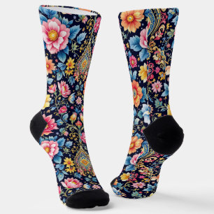 B&E Socks Bold and Elaborate Design 002029