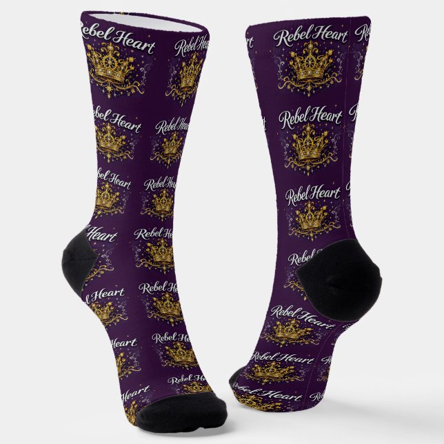 B&E Socks Bold and Elaborate Design 002117 (Angled)