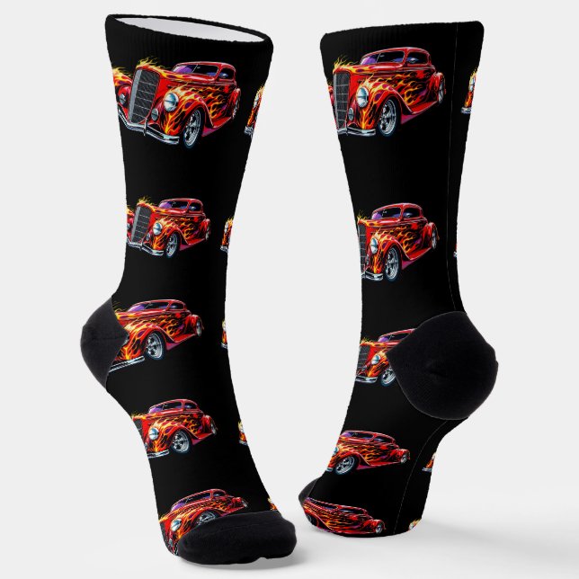B&E Socks Bold and Elaborate Design 002180 (Angled)