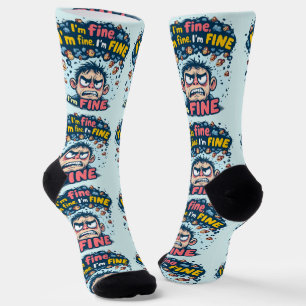 B&E Socks Bold and Elaborate Design 002189